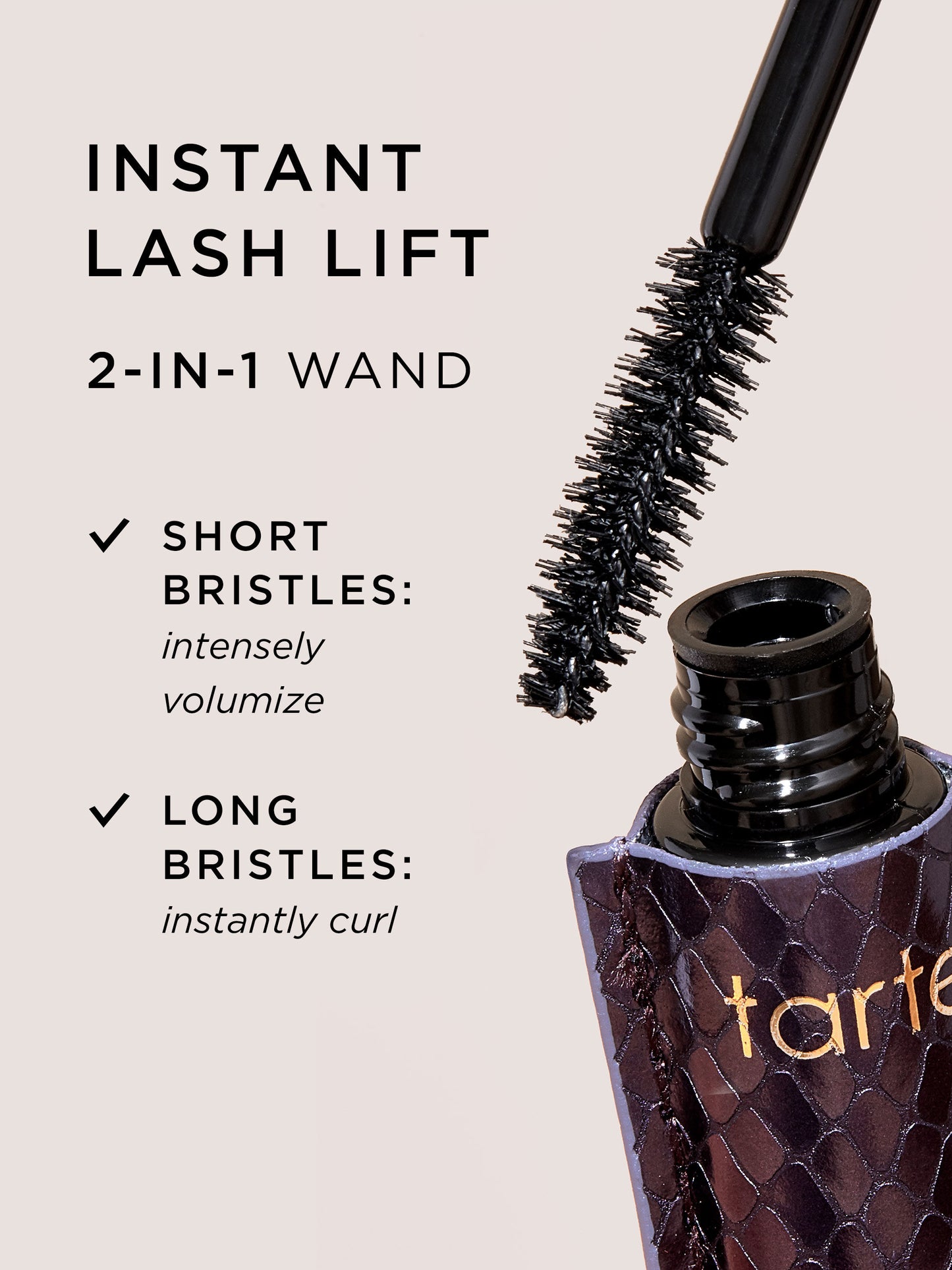 TARTE travel-size lights, camera, lashes™ 4-in-1 mascara