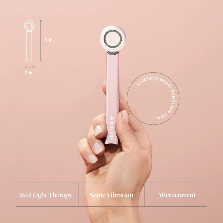 BrightenMD — 4-In-1 Portable Microcurrent Facial Device with Red Light Therapy