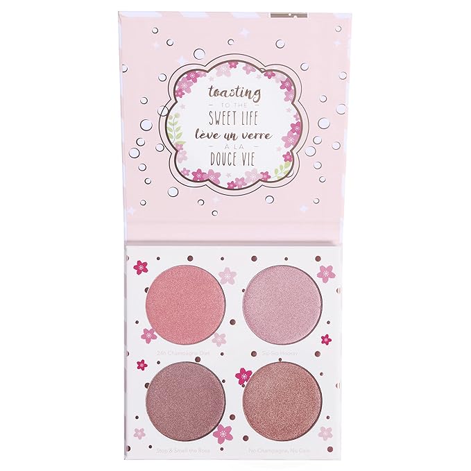 BEAUTY BAKERIE Cotton Candy Champagne Blushlighter Palette