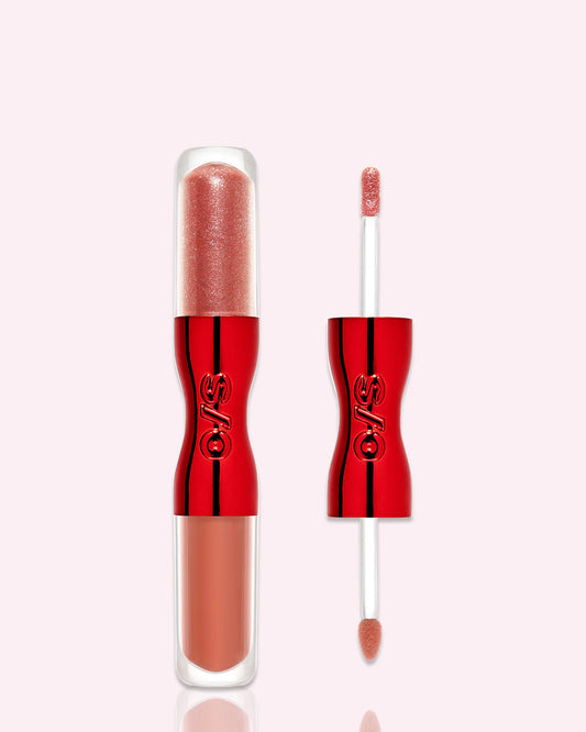 ONE SIZE LIP SNATCHER HYDRATING LIQUID LIPSTICK AND LIP GLOSS DUO tono TRADE FINDER