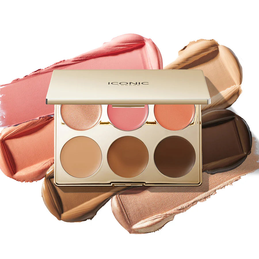 ICONIC LONDON Multi-Use cream Blush, Bronze and Highlighter to add warmth, depth and glow.