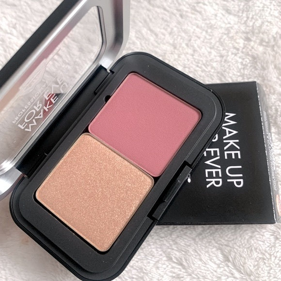 MAKE UP FOR EVER Artist Face Color Mini Highlighter & Blush Duo