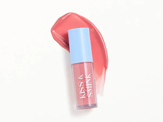 KISS & SMINK LIP AURA TINTED LIP OIL  tono Peony