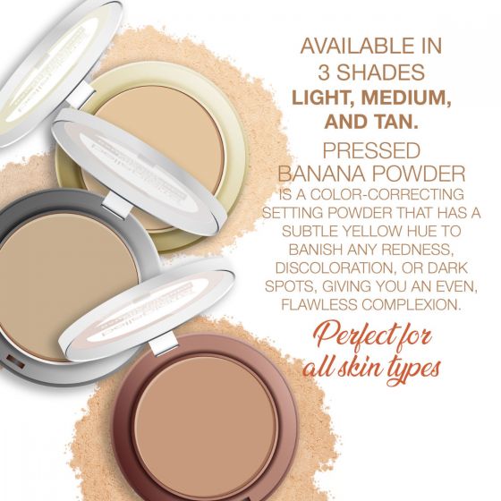 BELLAPIERRE Pressed Banana Setting Powder tono MEDIUM