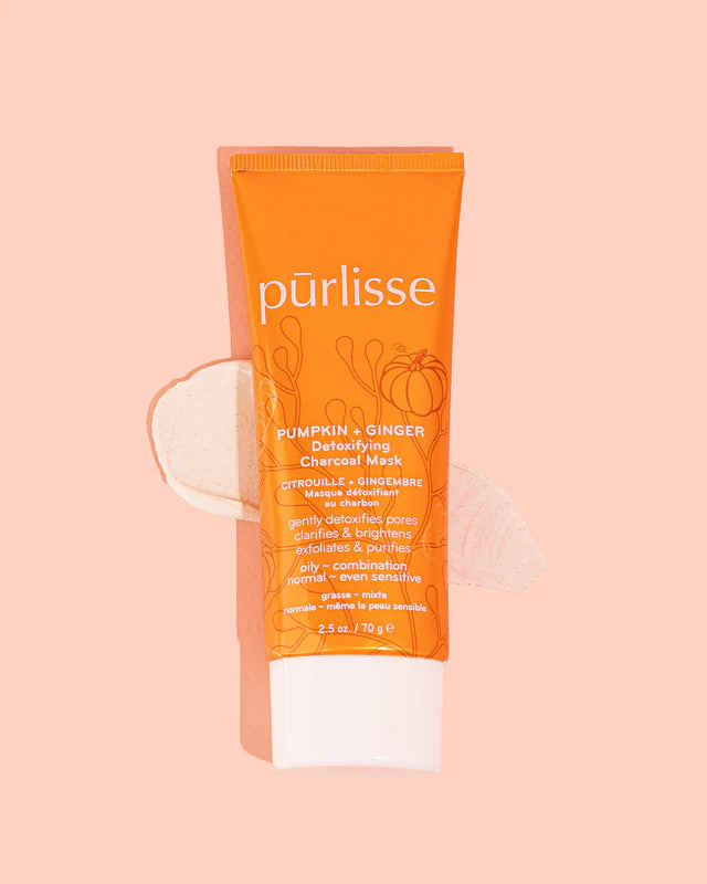 PURLISSE PUMPKIN + GINGER DETOXIFYING CHARCOAL MASK